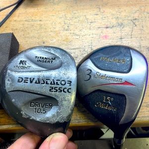 Golf clubs 2 pc right handed